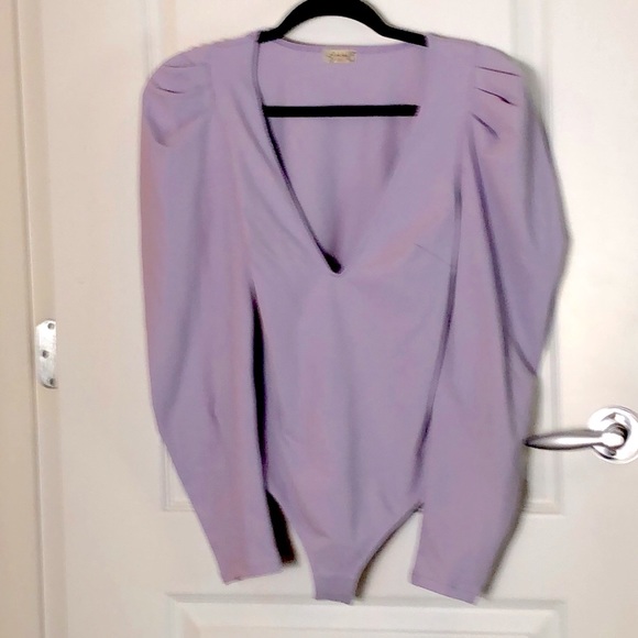 Free People Tops - Free People Bodysuit Intimately Va Va Voop LONG SLEEVE